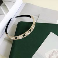 Alloy Pearl Rhinestone Baroque Headband sku image 9