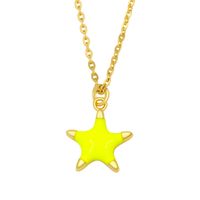 Collar Con Colgante De Estrella De Mar Simple sku image 7