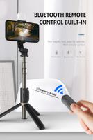 Simple Style Supplement Light Mobile Phone Wireless Bluetooth Selfie Stick sku image 1