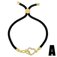 Bracelet De Mode Simple Coeur Pêche sku image 1