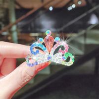 Épingle À Cheveux En Strass Coréen Peigne Diamant Couronne sku image 38