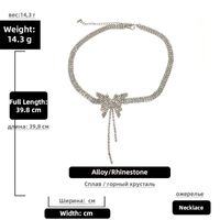 Fashion Rhinestone Butterfly Necklace sku image 3