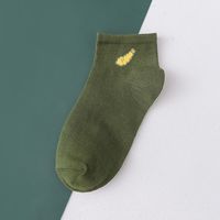 Summer Thin Light-mouth Solid Color Socks Printing Sweat-absorbent Breathable Socks sku image 8