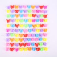 Candy-farbige Bowknot Mädchen Nette Mini Klaue Clip 100-teiliges Set main image 2