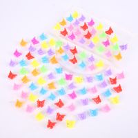 Candy-farbige Bowknot Mädchen Nette Mini Klaue Clip 100-teiliges Set sku image 1