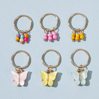 Children's Butterfly Shaped Pendant Hair Clip Accessories 6-piece Set sku image 2