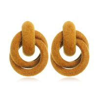 Retro Interlocking Geometric Pendant Earrings Wholesale Nihaojewelry sku image 5