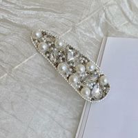 Korean Pearl Diamond Water Drop Hair Clip Wholesale Nihaojewelry sku image 3