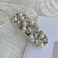Korean Pearl Diamond Water Drop Hair Clip Wholesale Nihaojewelry sku image 4