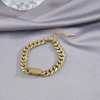 Wholesale Jewelry Thick Chain Titanium Steel Necklace Nihaojewelry sku image 2