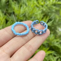 Wholesale Jewelry Color Rice Bead Alloy Ring Set Nihaojewelry sku image 15