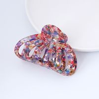 Retro Style European And American Hair Clip Shell Hollow Acetate Large Grab Clip sku image 3