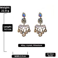 Pendientes De Gota De Cristal De Diamantes De Imitación Barrocos Al Por Mayor Nihaojewelry sku image 3