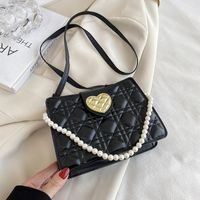 2022 Nuevo Bolso Cuadrado Pequeño De Cadena De Hombro Para Mujer Retro De Moda Simple sku image 2