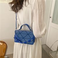 2022 New Simple Shoulder Messenger Portable Small Square Bag main image 2