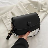 Women's New Retro Simple Shoulder Messenger Small Solid Color Square Bag main image 1