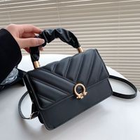 New Fashion Simple Retro Portable Small Square Crossbody Shoulder Bag main image 1