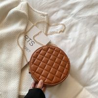 Nouveau Mode Losange Chaîne D'été Petit Rond Épaule Messenger Sac sku image 3