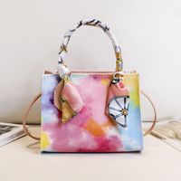Women's Small Summer Pu Leather Vintage Style Square Bag sku image 3