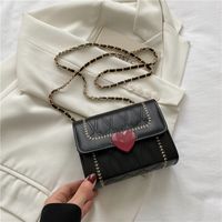 Female New Fashion Chain Small Square Shoulder Messenger Mini Bag sku image 1