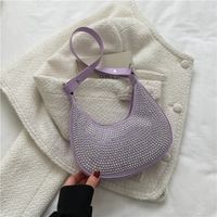 New Fashion Retro Underarm Light Diamond Shoulder Crossbody Bag sku image 2