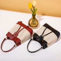 Fashion Classic Stylish Man-made Leather Bucket Bag Women Wholesale main image 3