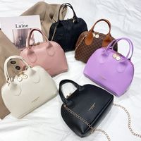 Women's Small Pu Leather Fashion Dome Bag main image 6