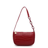 Hobo Underarm Bag 2021ladies Handbags Crocodile Pattern Underarm Bag Fashion Trending Women's Shoulder Bag sku image 2
