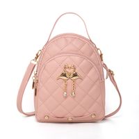 Fashion Embroidered New Solid Color Backpack One Piece Small Bag main image 2