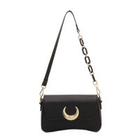 Fashion New Solid Color Messenger Shoulder Underarm Small Square Bag sku image 3