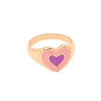 Wholesale Jewelry Geometric Heart Ring Nihaojewelry sku image 3