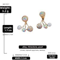 Vente En Gros Boucles D&#39;oreilles Rétro En Perles De Strass Colorées Nihaojewelry sku image 3