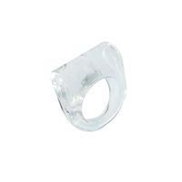 Simple Geometric Transparent Resin Ring Wholesale sku image 9