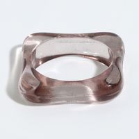 Hip-hop Color Diamond-shaped Resin Ring sku image 9