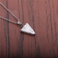 Fashion Triangle Semi-precious Stainless Steel Necklace Wholesale sku image 4