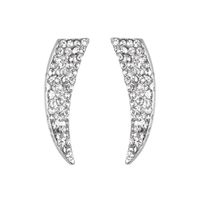 Fashion Elegant Rhinestone Full-jeweled Alloy Stud Earrings Ornament main image 2