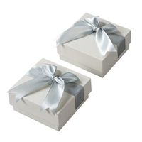 Fashion Solid Color Bow Jewelry Gift Packing Box One Piece main image 5