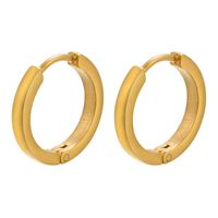 Fashion Geometric 304 Stainless Steel 18K Gold Plated Earrings sku image 30