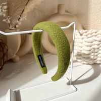 Retro Green Headband Korean Wide-brimmed Headband Autumn And Winter Headband sku image 15