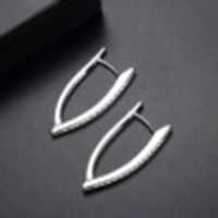 Alloy Fashion Geometric Earring  (platinum-03d09) Nhtm0285-platinum-03d09 sku image 3