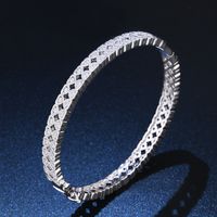 Copper Fashion Geometric Bracelet  (18k-alloy)  Fine Jewelry Nhas0043-18k-alloy sku image 2