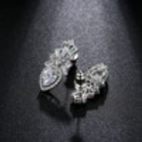 Alloy Fashion Geometric Earring  (main Stone White Zirconium) Nhtm0554-main-stone-white-zirconium sku image 3