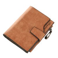 Women's Solid Color Pu Leather Side Zipper Card Holders sku image 5