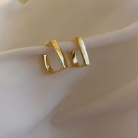 1 Pair Fashion Geometric Metal Plating Women's Earrings main image 3