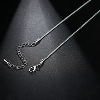 Alloy Simple Geometric Necklace  (white Rope Rose Alloy) Nhtm0386-white-rope-rose-alloy sku image 6