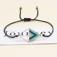 Ethnic Style Beads Hand-woven Triangle Geometry Bracelet sku image 3