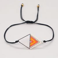 Ethnic Style Beads Hand-woven Triangle Geometry Bracelet sku image 4