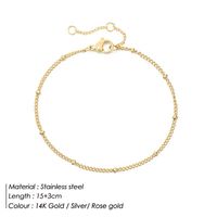 U Shape Stainless Steel 14K Gold Plated No Inlaid Bracelets In Bulk sku image 4