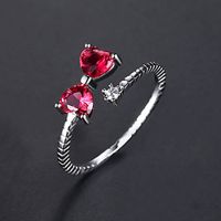 Ring Fashion Korean Simple Lady Bow Opening Adjustable Ring Jewelry Gift Trendy sku image 5
