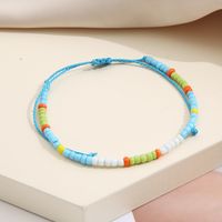 Fashion Bohemian Style Colorful Beaded Adjustable Beach Anklet Wholesale main image 2